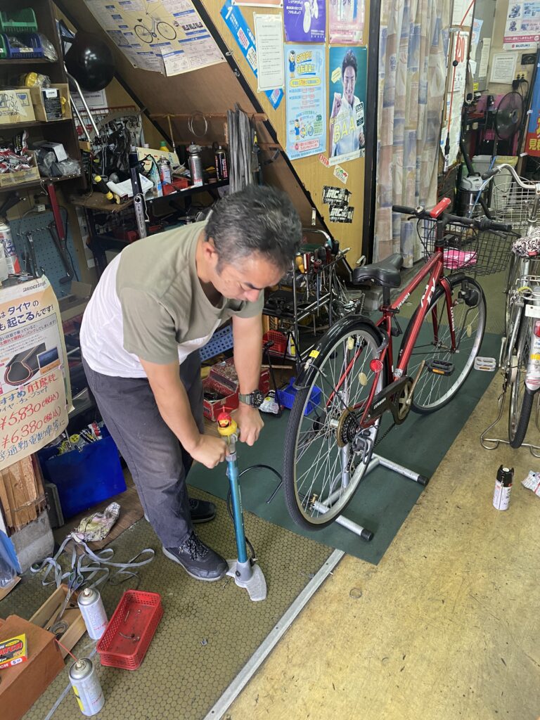 一宮の歴史と共に歩んできた自転車屋さんの老舗「三楽自転車」さん。昭和からのスタイルを守り続けるお店！